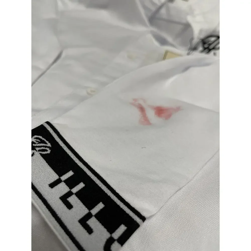 ILLusive London Shirt Boys 13-14 Button Up White Long Sleeve N49